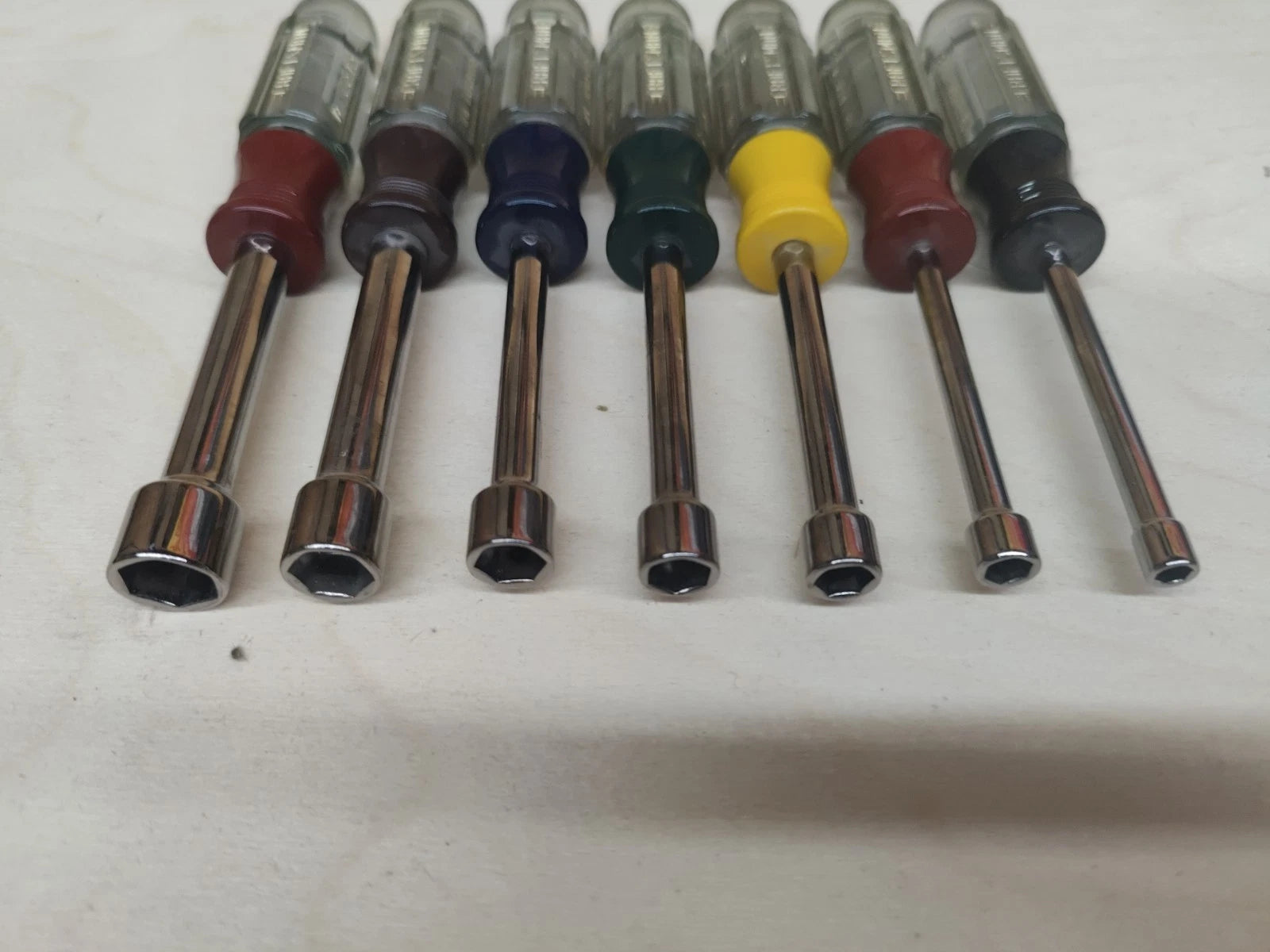 Craftsman USA 9-4196 Nutdriver Set 7 Pc w/ wall holder 3/16" thru 1/2"  H Series