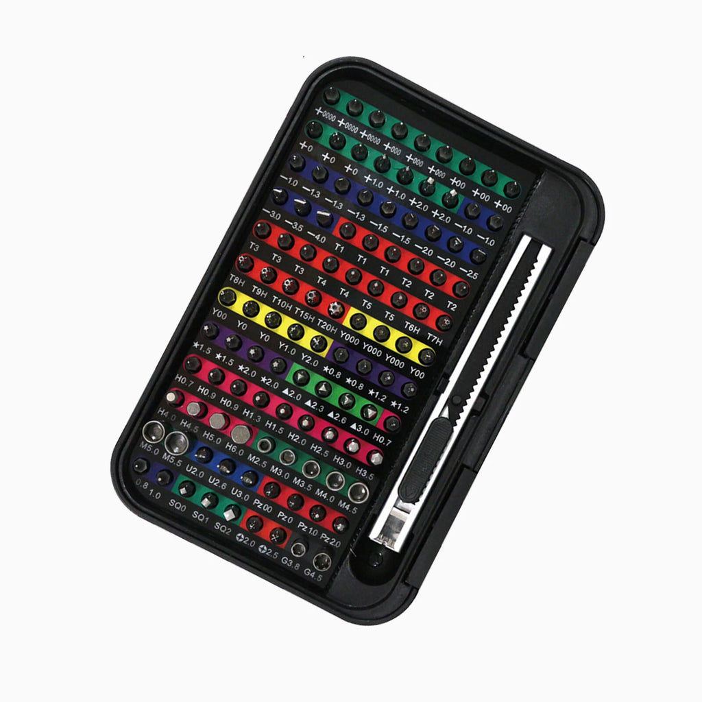Precision Screwdriver Set with 108 Bits, 132 in 1 Small Screw Driver suits