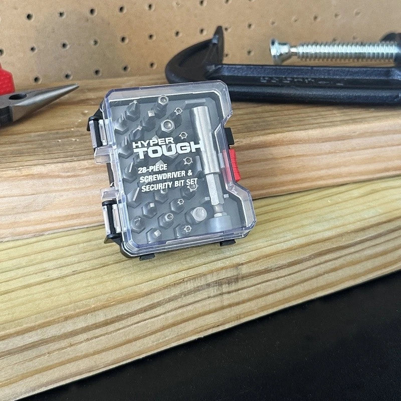 28-Piece Screwdriver Bit Set Security Bits Magnetic Holder Reusable Case New