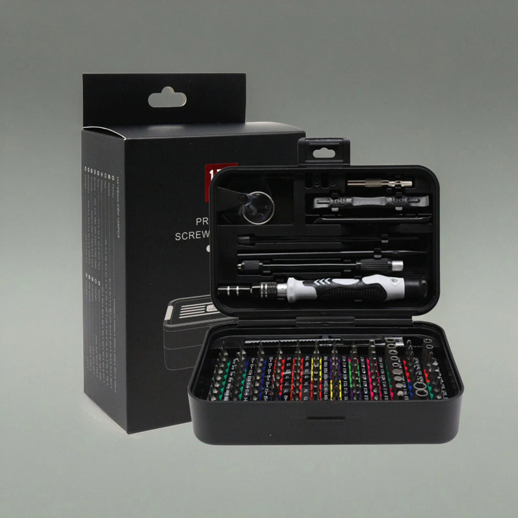 Precision Screwdriver Set with 108 Bits, 132 in 1 Small Screw Driver suits