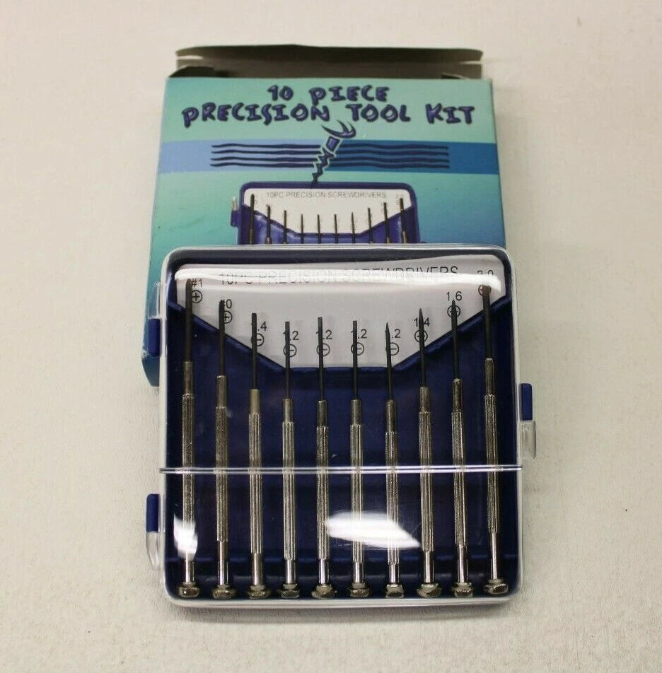 10 piece precision tool kit screwdrivers