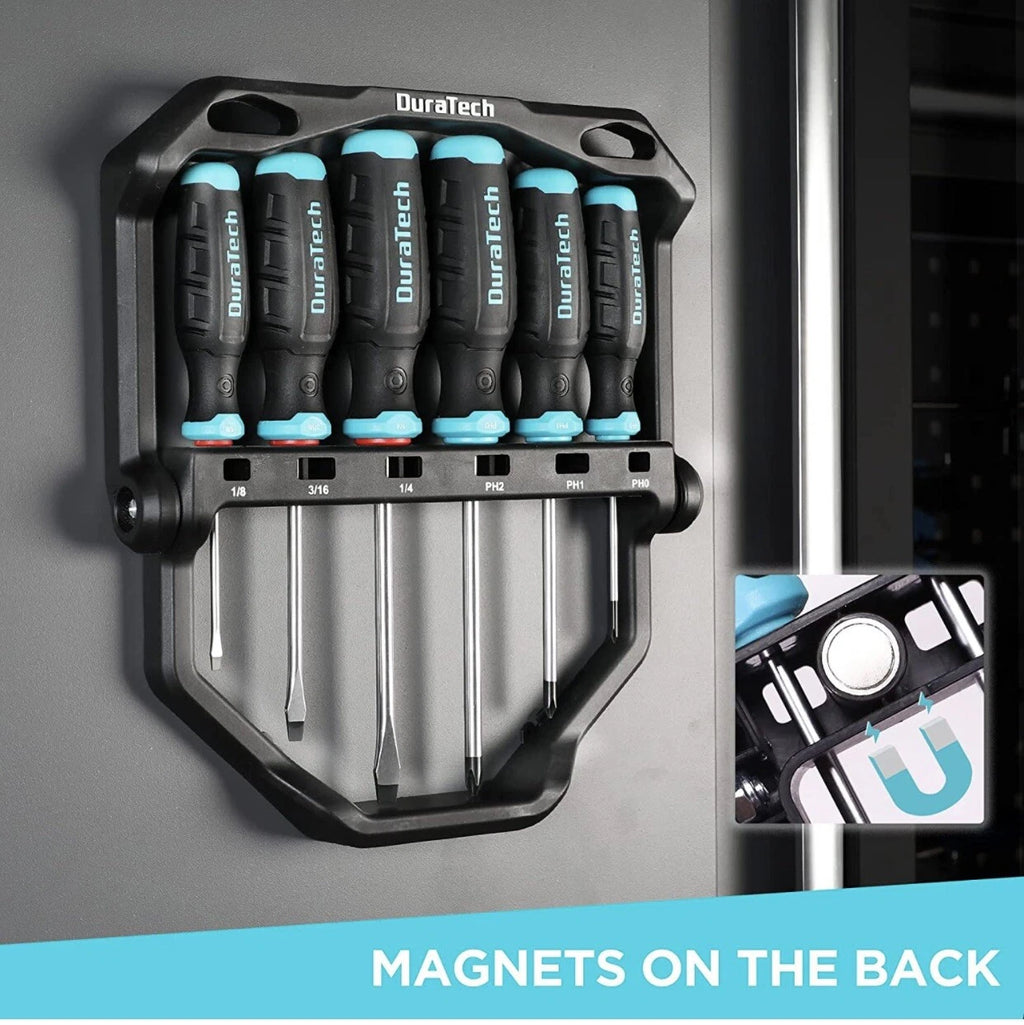 6 Pcs Magnetic Screwdriver Set, Magnet Tip 180 Rotating