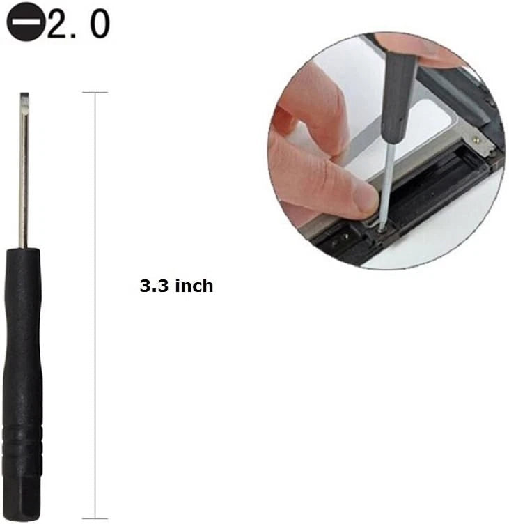 Set of 50 Slotted 2.0mm Flat Head Mini Screwdrivers Set Color: 50 Pcs