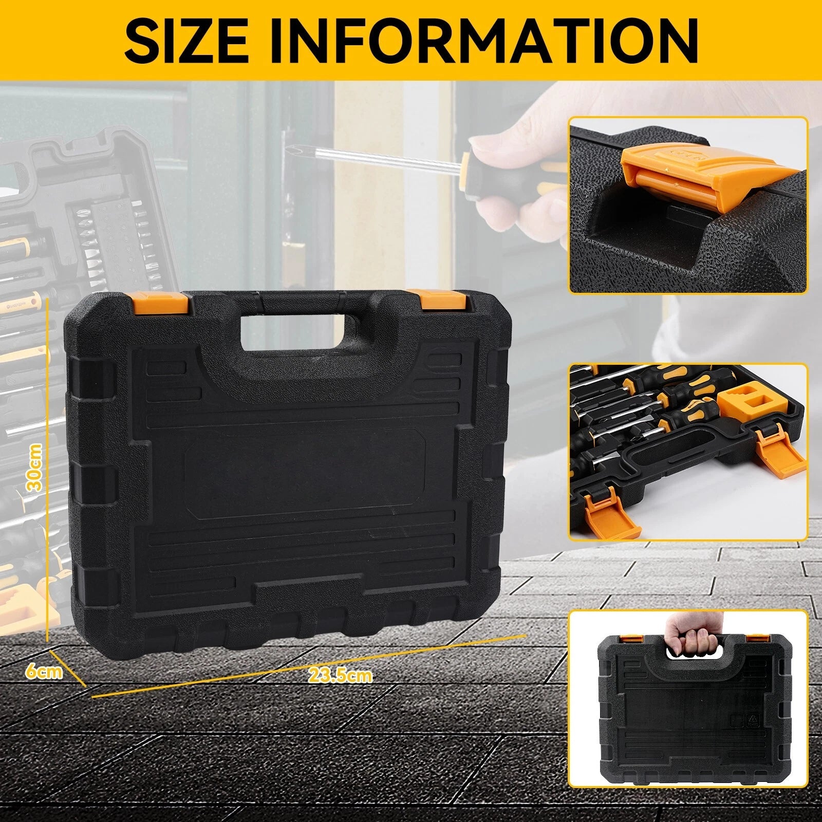 43-pc Magnetic Screwdriver Set w/ Case & Heat Shrink Repair Tool Kit