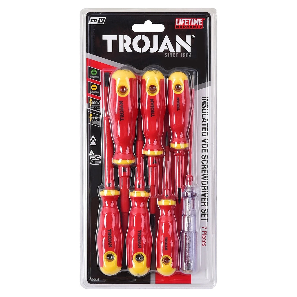 Trojan 7 Piece VDE Screwdriver Set
