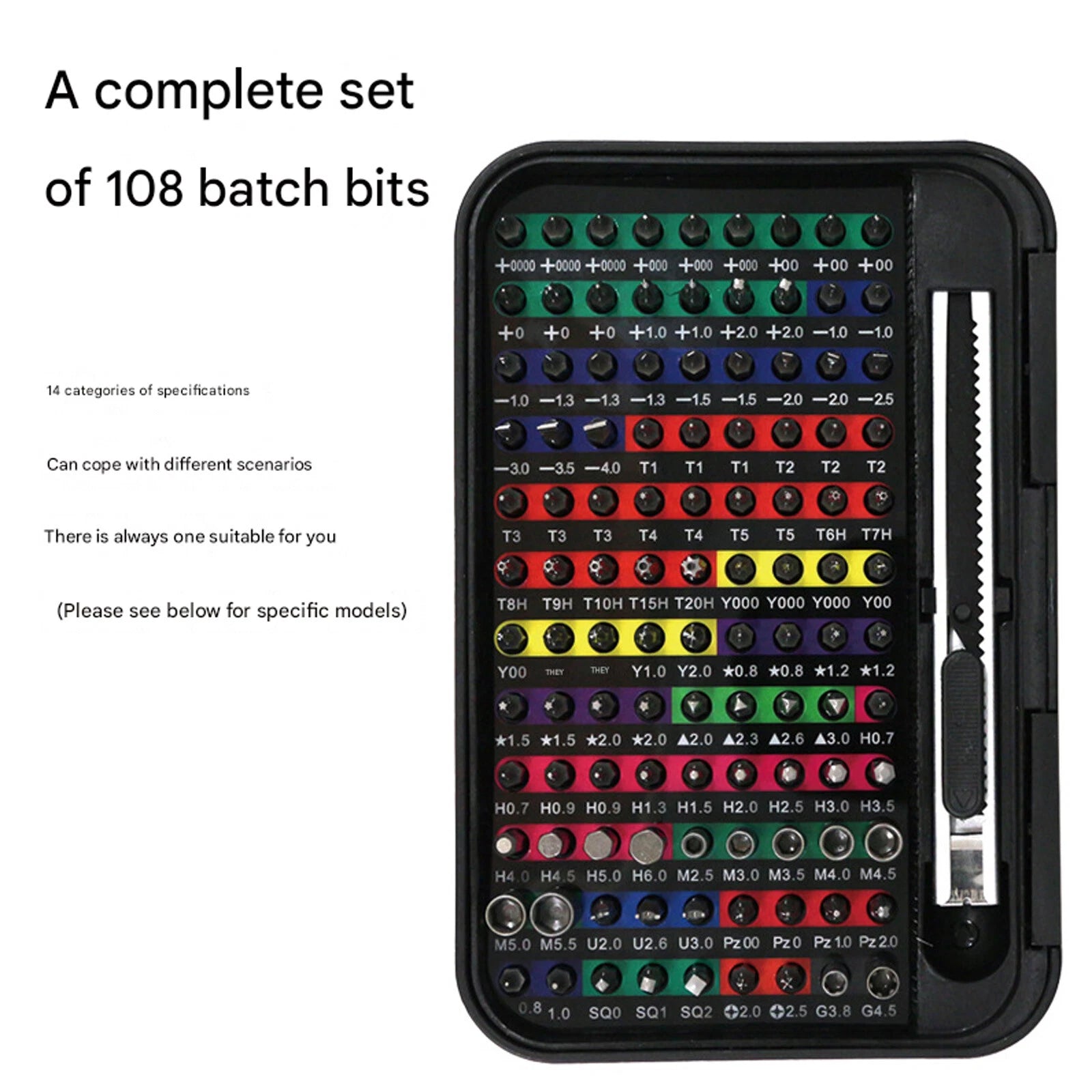 Precision Screwdriver Set with 108 Bits, 132 in 1 Small Screw Driver suits