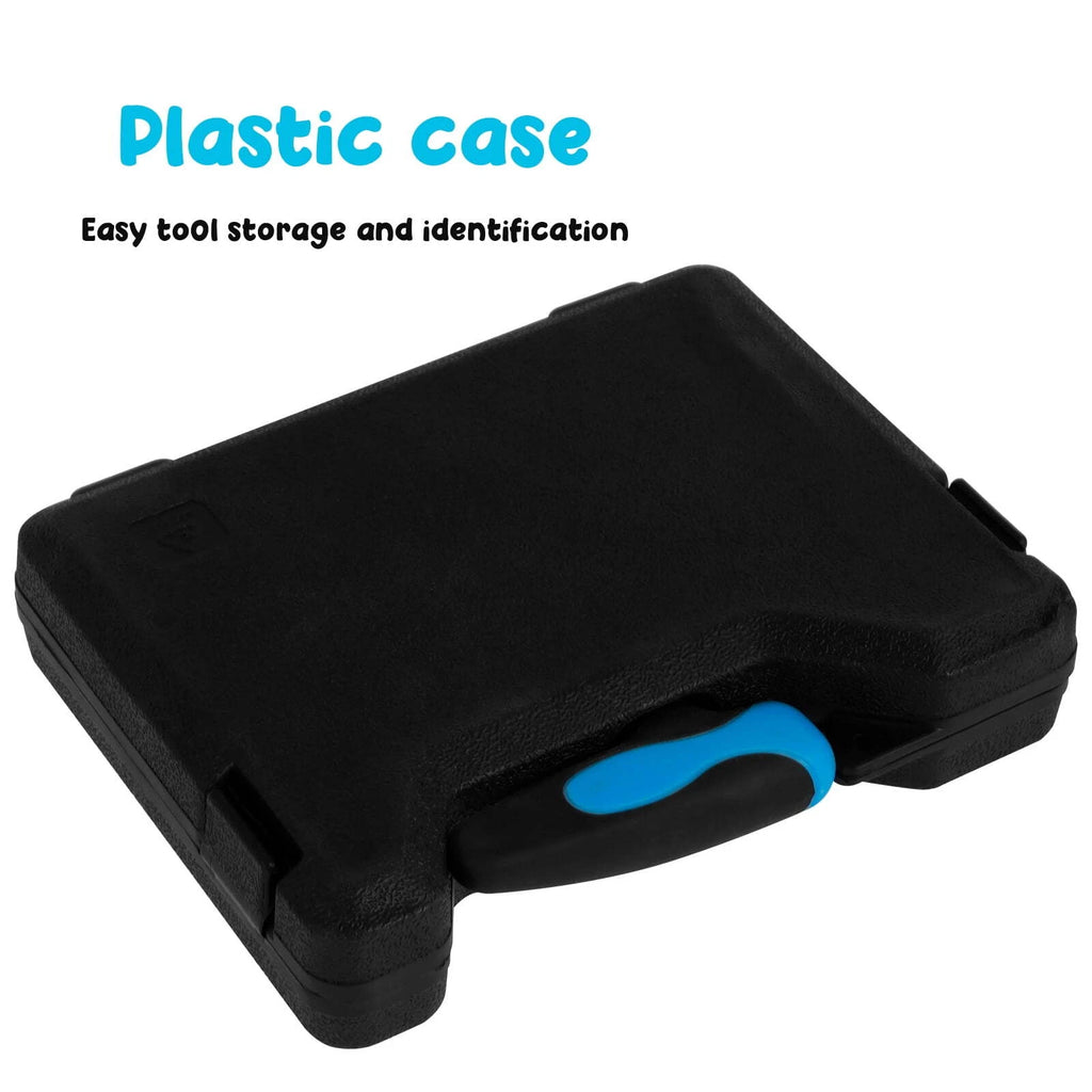 63-Piece Screwdriver Bit Set with Ratchet Wrench & Magnetic Home Repair Kit