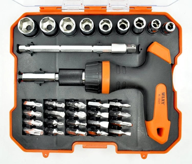 32 in 1 Precision Hex Torx Ratchet Screwdriver Set Professional Repair Tool