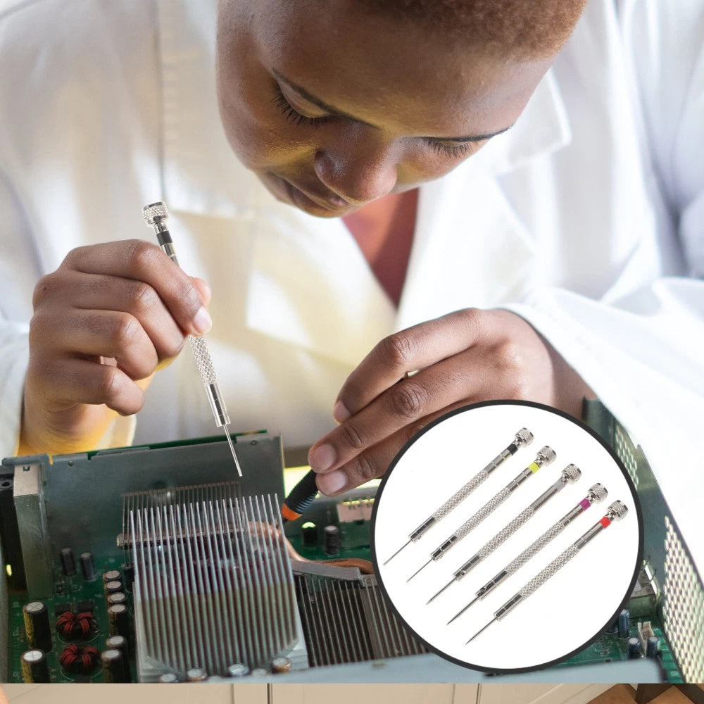 Flat Screwdriver Set Glasses Repairing Screwdrivers Watch Eyeglass