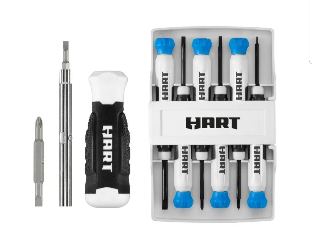 HART 6-in-1 Screwdriver and Precision Set
