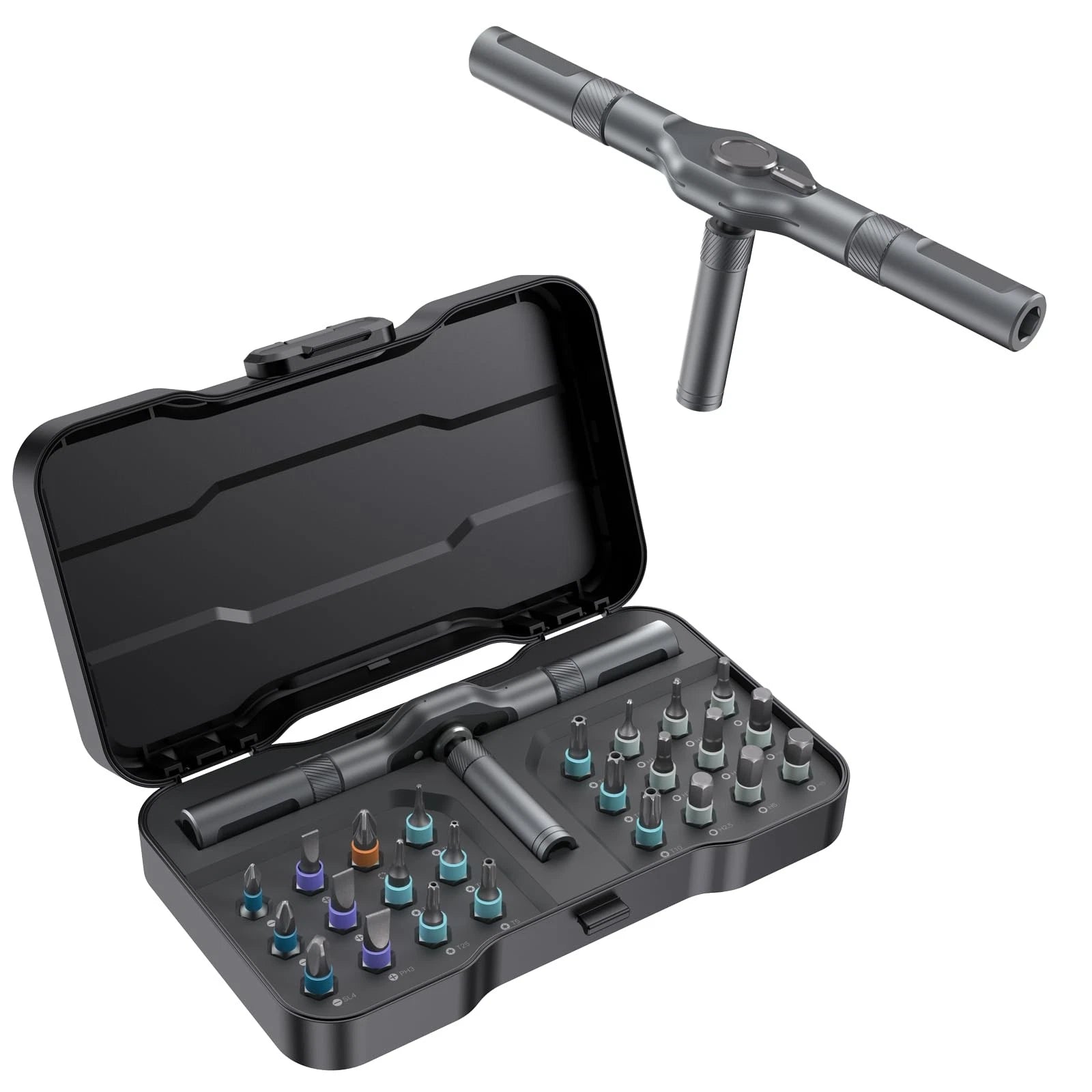 24 in 1 Magnetic Screwdriver Set, DIY Ratchet Mini Screwdriver Set, Removable...