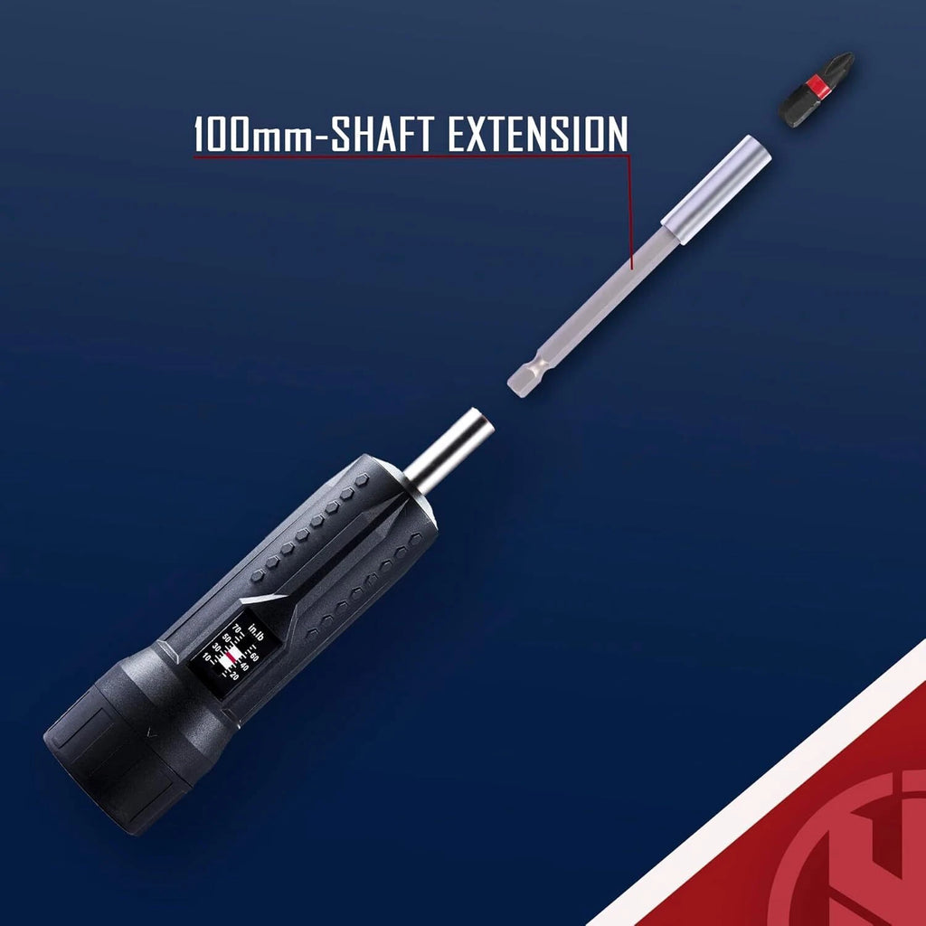 Torque Screwdriver Wrench Driver Set for Maintenance w/T-bar Handle 40 Hex Bits