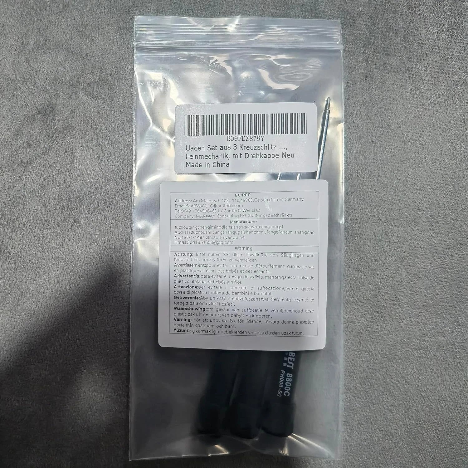 Set of 3 Phillips PH0 PH00 PH000 Precision Screwdrivers Model Making Precision M