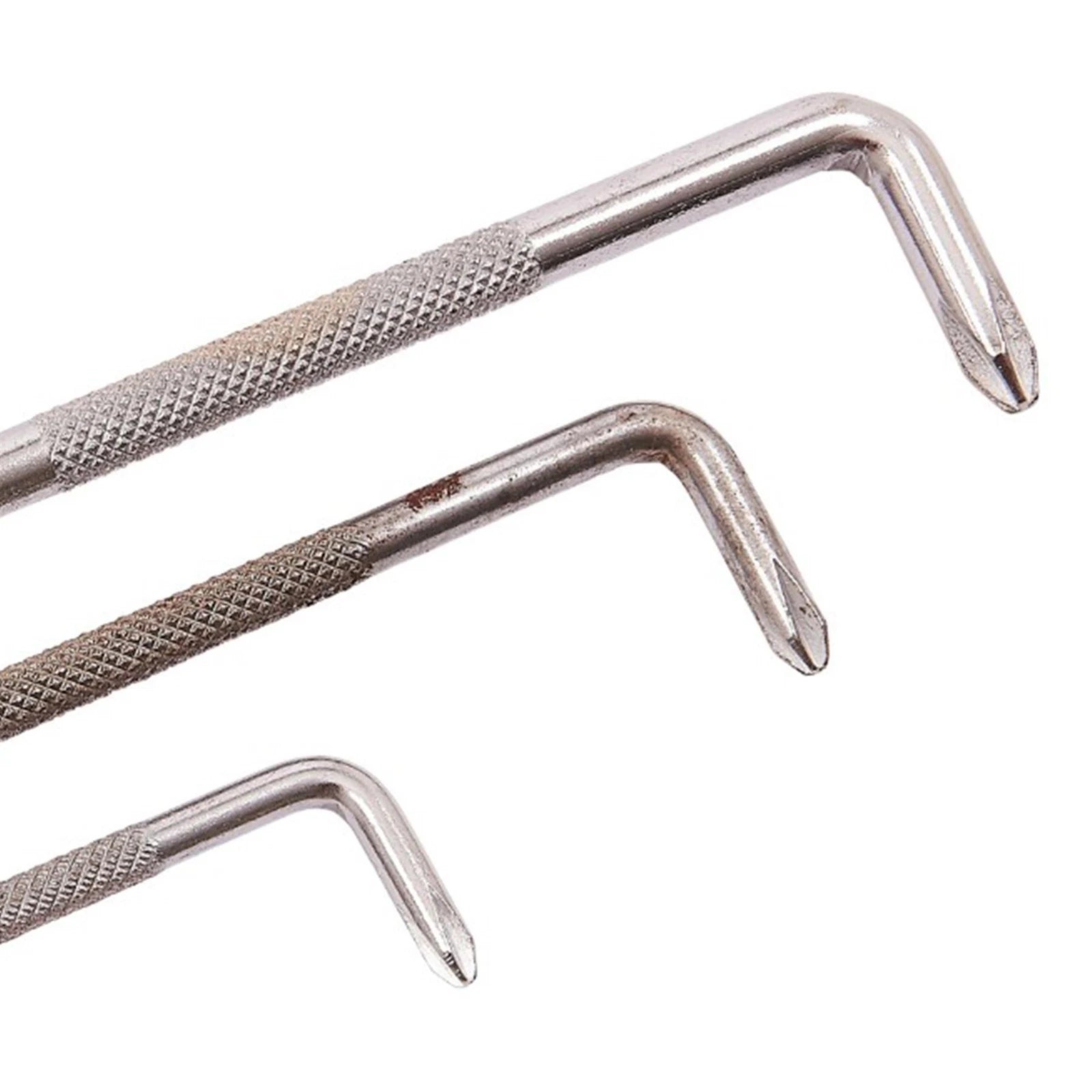 Offset Screwdriver 3pcs Set Double Sided Cranked Right Angled Flat Screwdriver