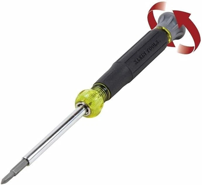 Comfortable Precision Screwdriver Set - 4-in-1 Electronics Tool with Swivel Cap