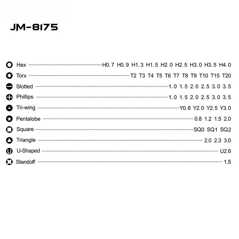 50 in 1 Screwdriver Set Torx Bits Magnetic Screw Driver Electronic Repair Tools