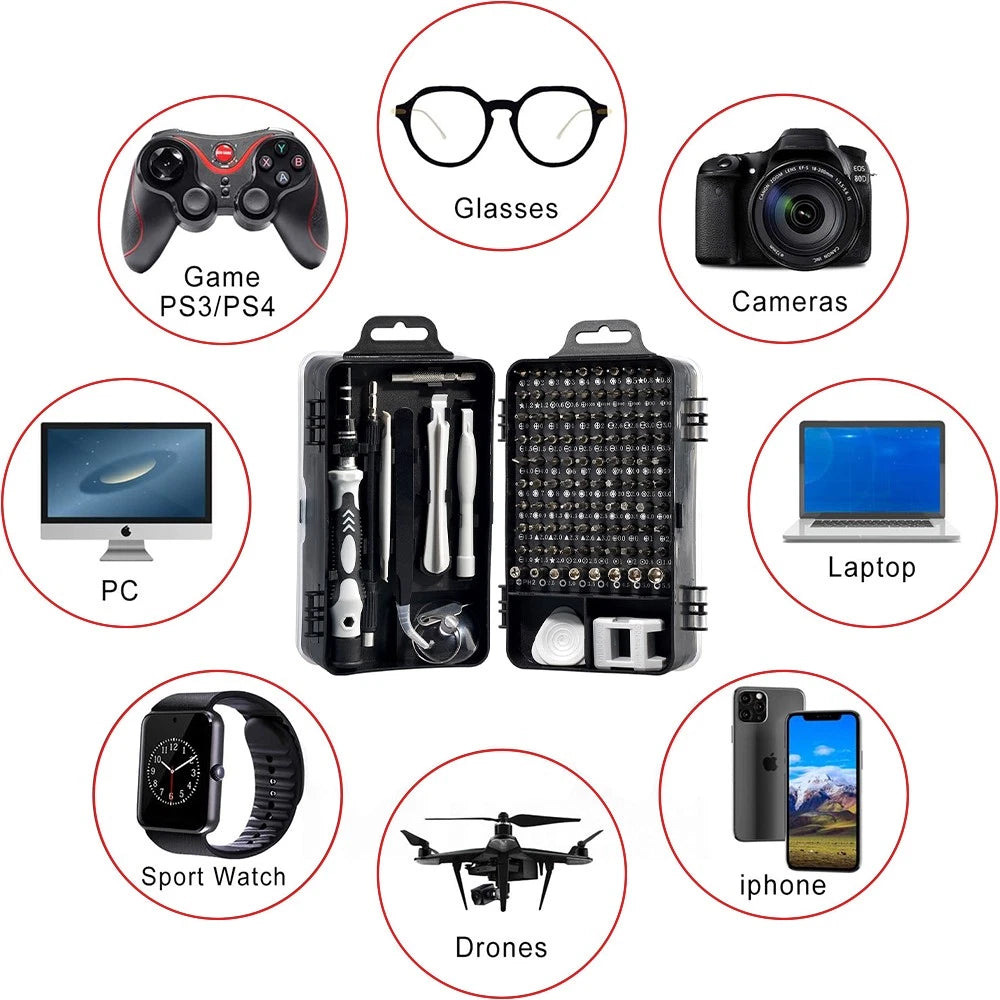 Desarmadores De Precision Destornilladores Para Celulares Telefonos 115 Kit Tool