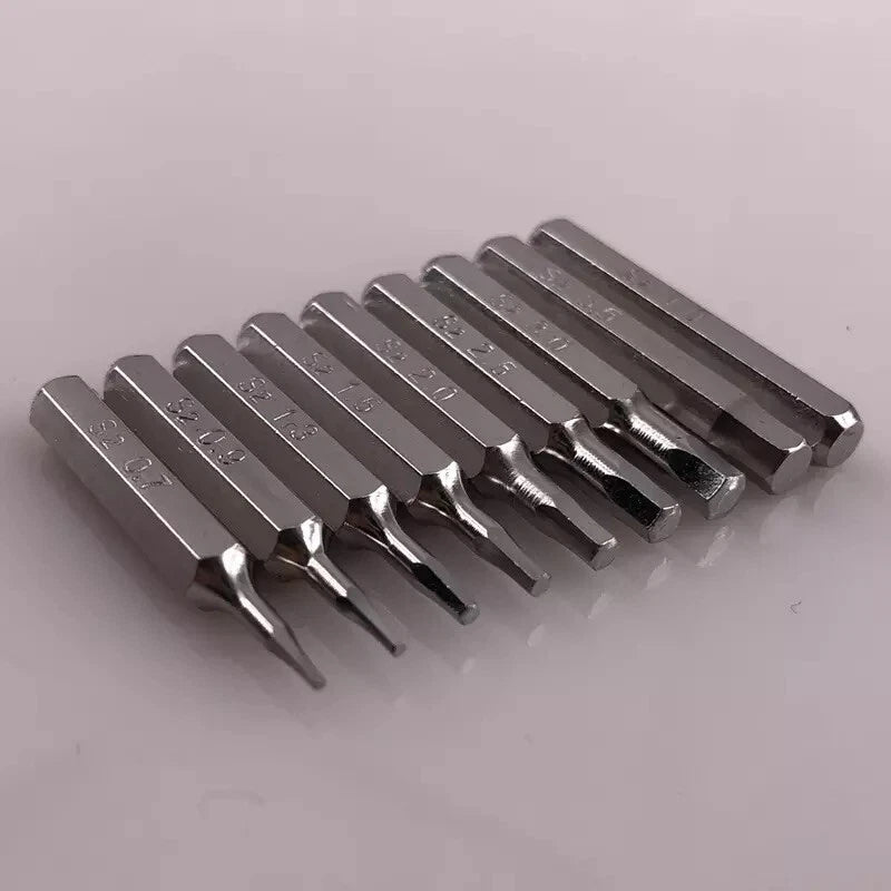 9PC Hex 4mm Bits Set H0.7,H0.9,H1.3,H1.5,H2.0,H2.5,H3.0,H3.5,H4.0 System 4