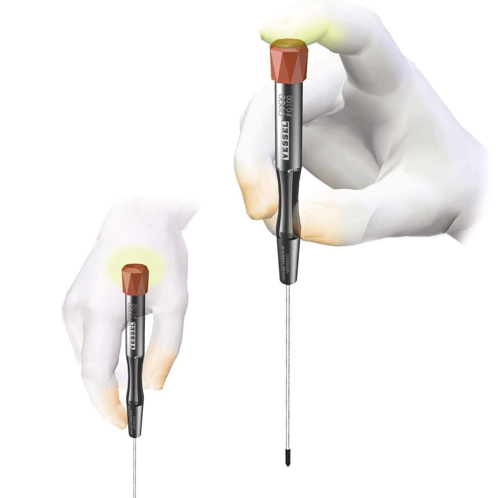 VESSEL Micro screwdriver set 3-piece set for precision screws NO.9902 JIS Japan