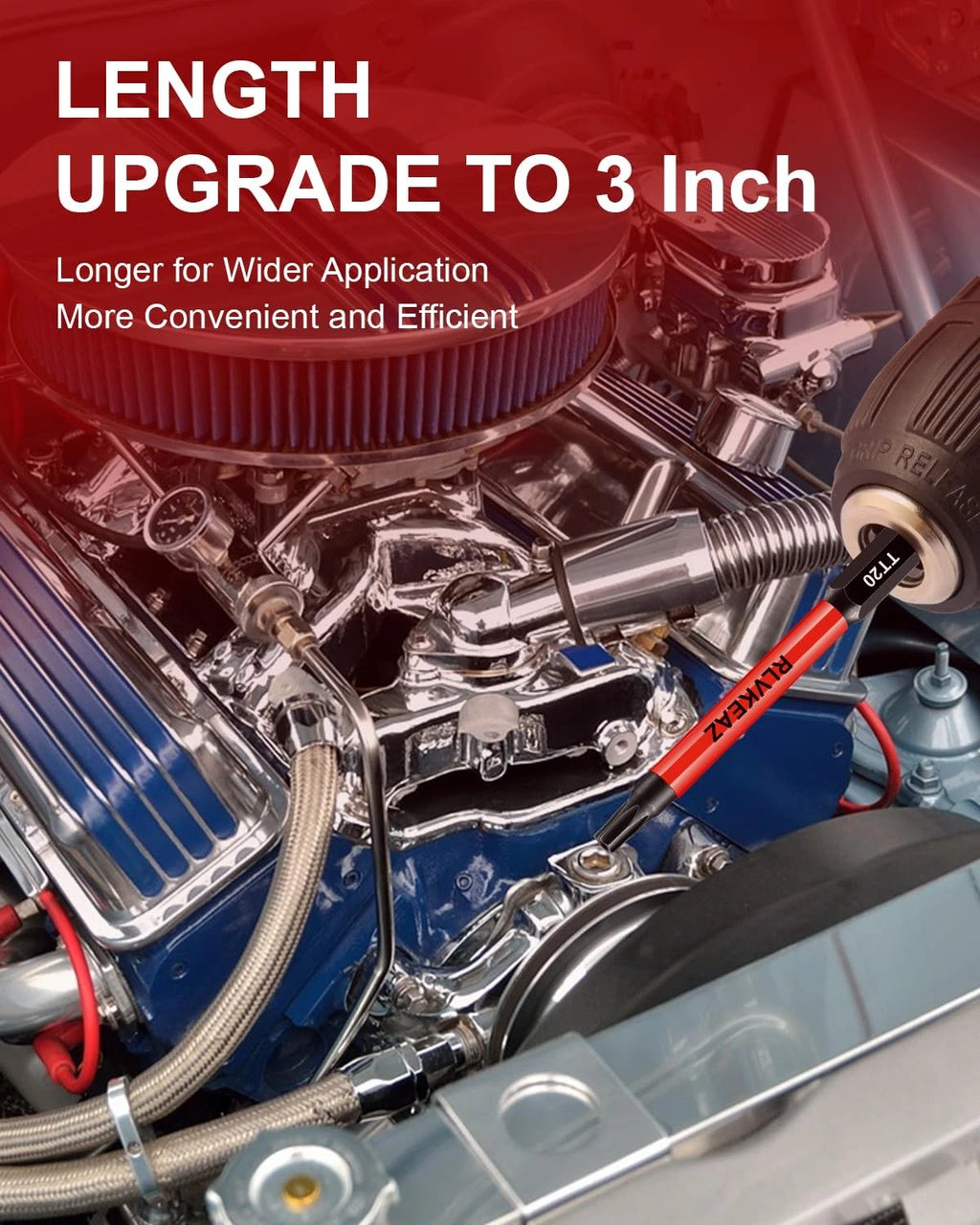 12-Piece Impact Security Torx Bit Set (T5-T40), 3-Inch Long S2 Steel...