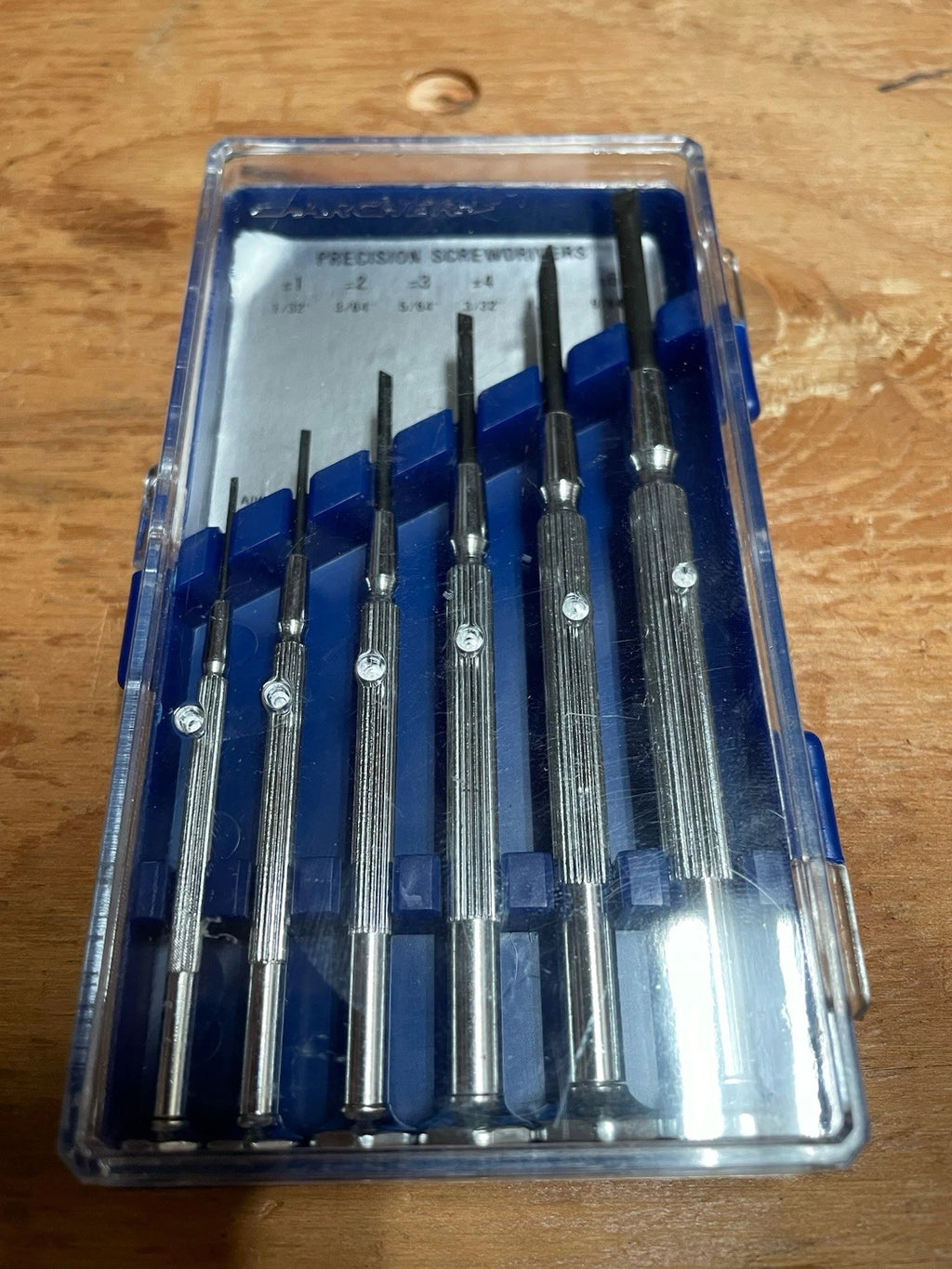 Vintage Archer Precision Screwdriver Set Lot Of 2, Flathead, Phillips With Cases