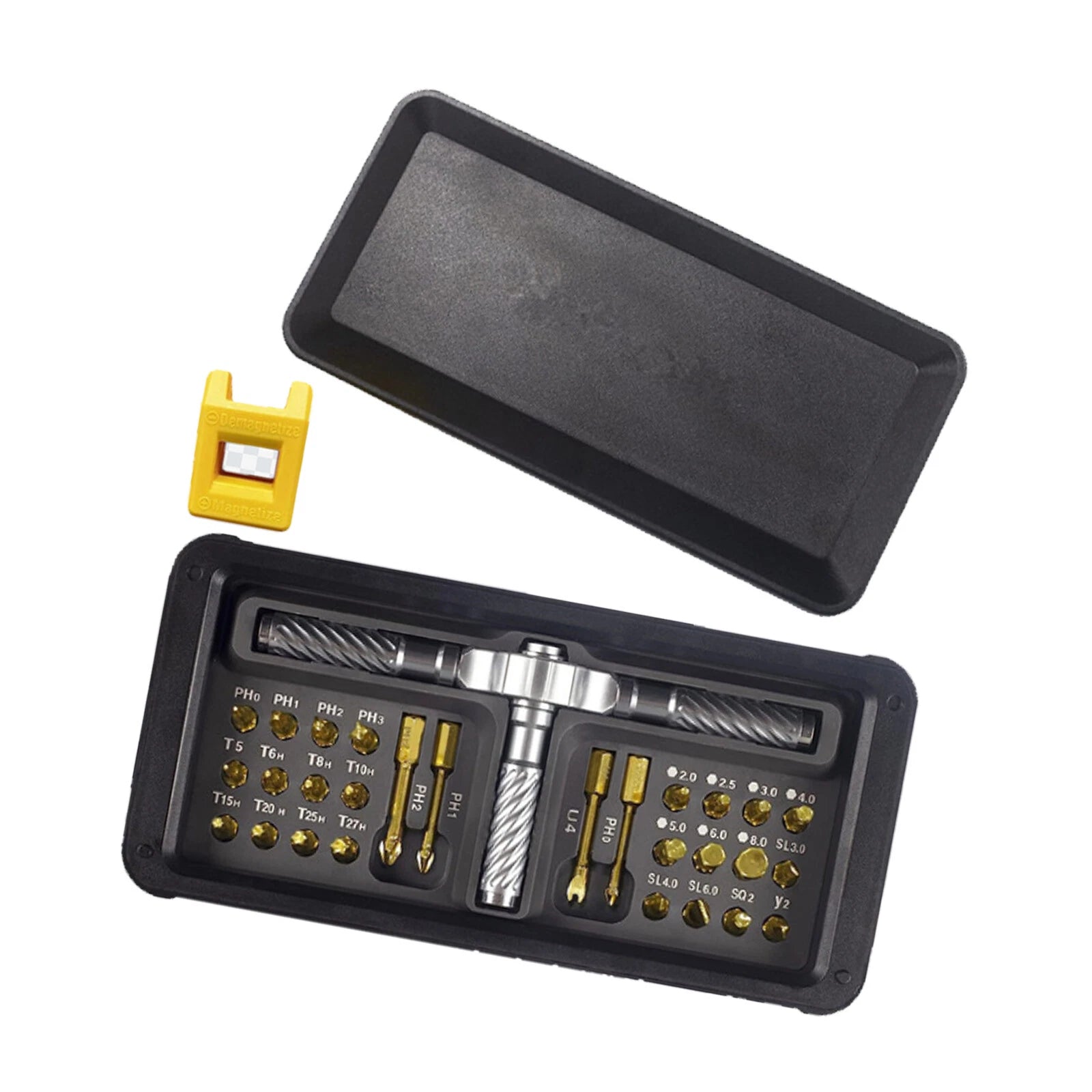 30 in 1 T-Type Multi-Purpose Ratchet  Screwdriver Bits Set DIY Toolbox