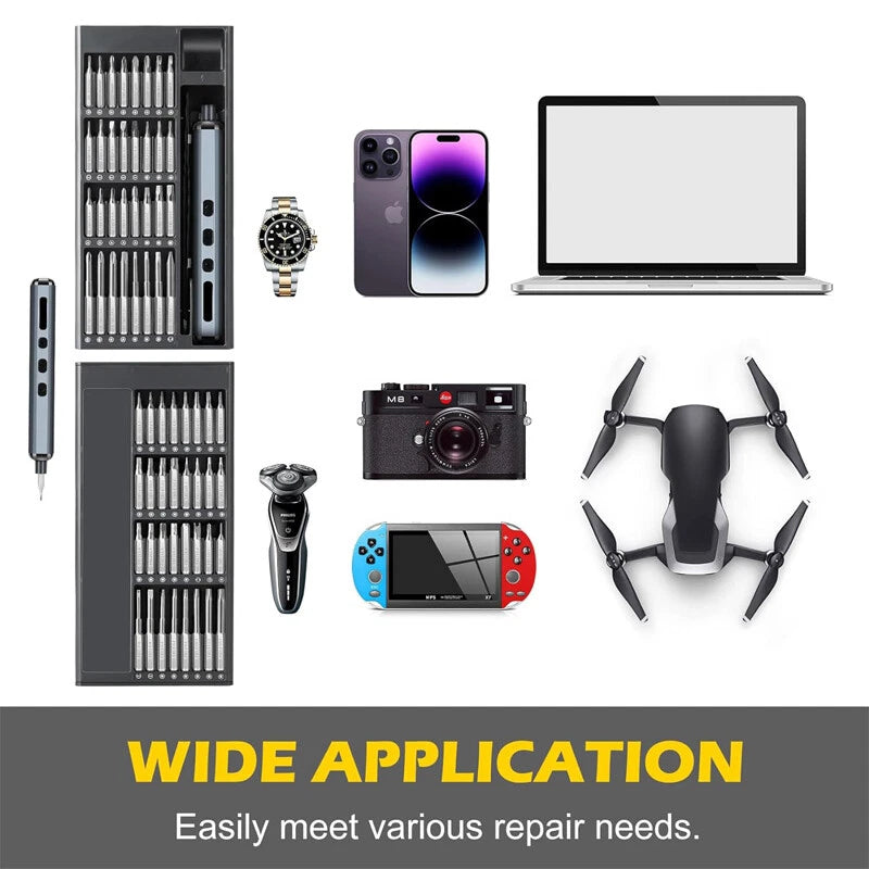 68 in 1 Precision Electric Screwdriver Cordless Magnetic Phone Repair Tool Set