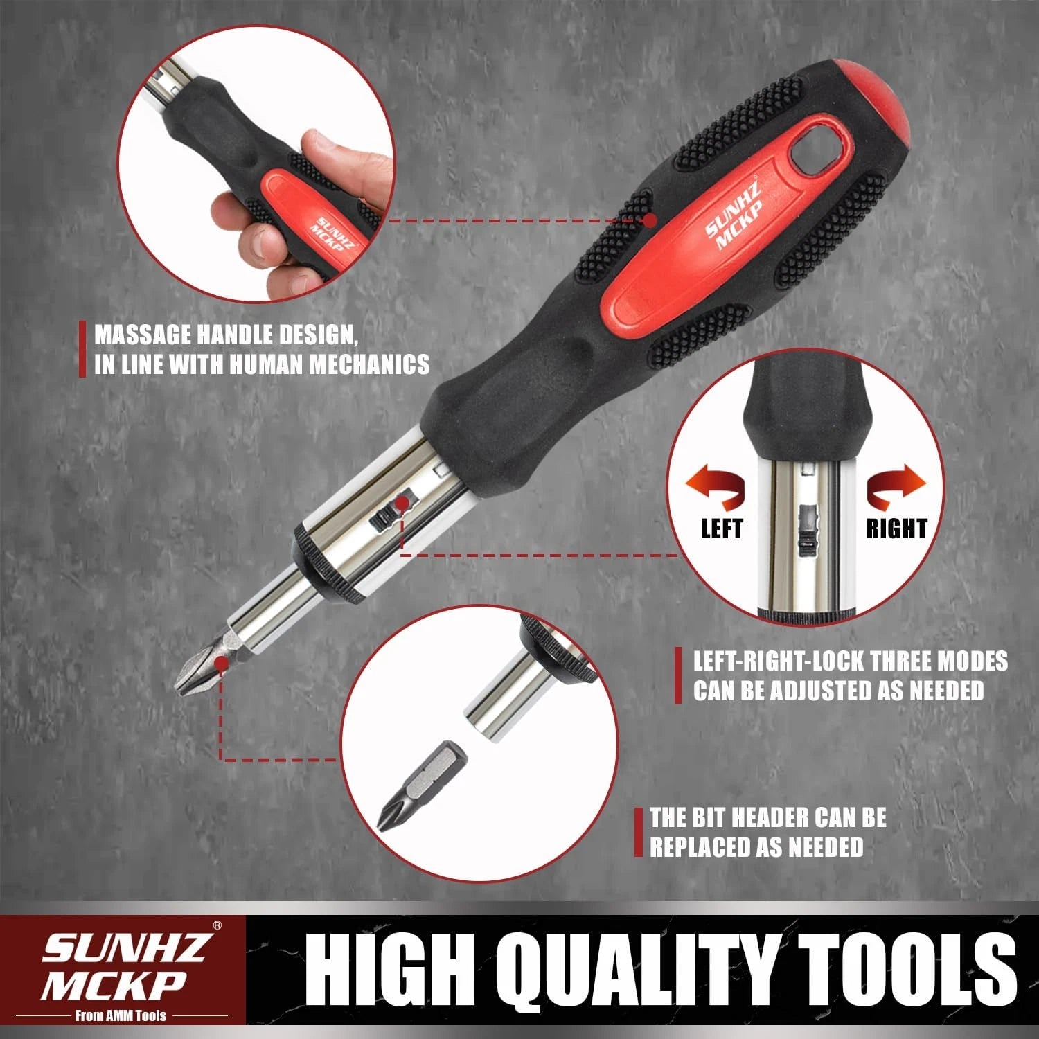 SUNHZMCKP 124-Piece Magnetic Screwdriver Set, Includes Slotted, Phillips, Pozidr