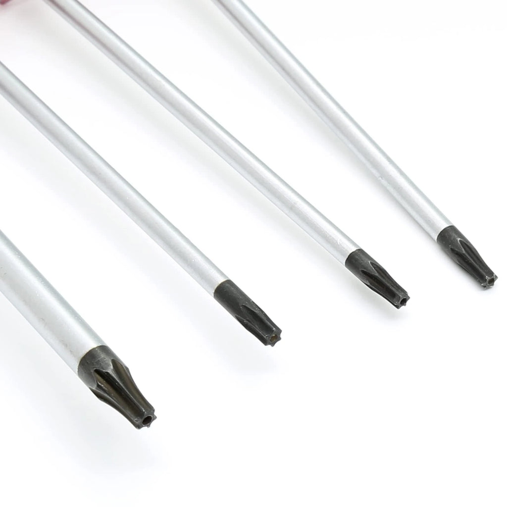 8PCS Magnetic Torx Screwdrivers Set Security Screwdriver T8 T9 T15 T15 Torx(Red)