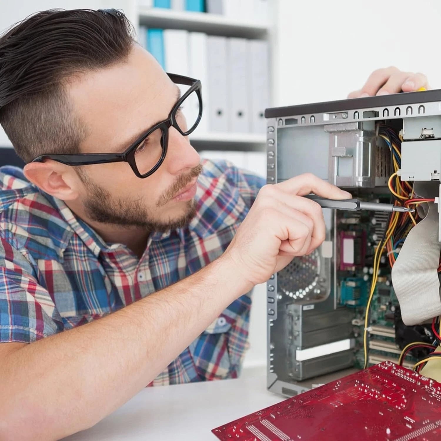 49pc Small Precision Screwdriver Set Magnetic Electronics Laptop Phones Drones