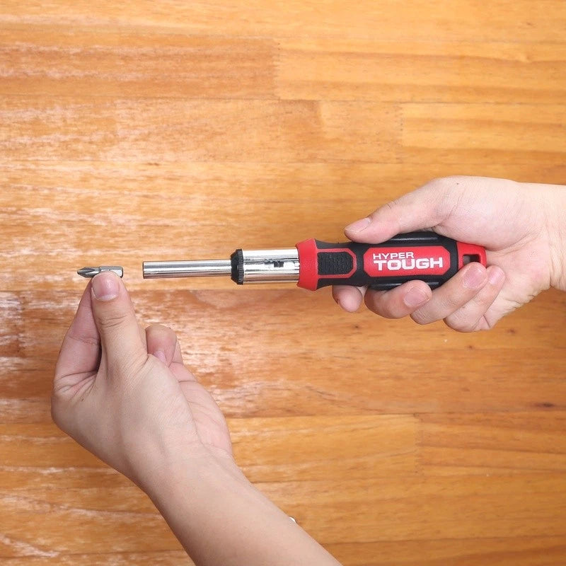 64 Piece Ratcheting Screwdriver & Nut Driver Set W/ Magnetic Tip Flex Extension