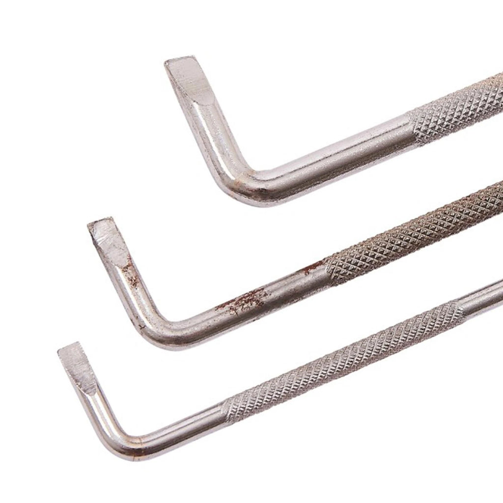 Offset Screwdriver 3pcs Set Double Sided Cranked Right Angled Flat Screwdriver