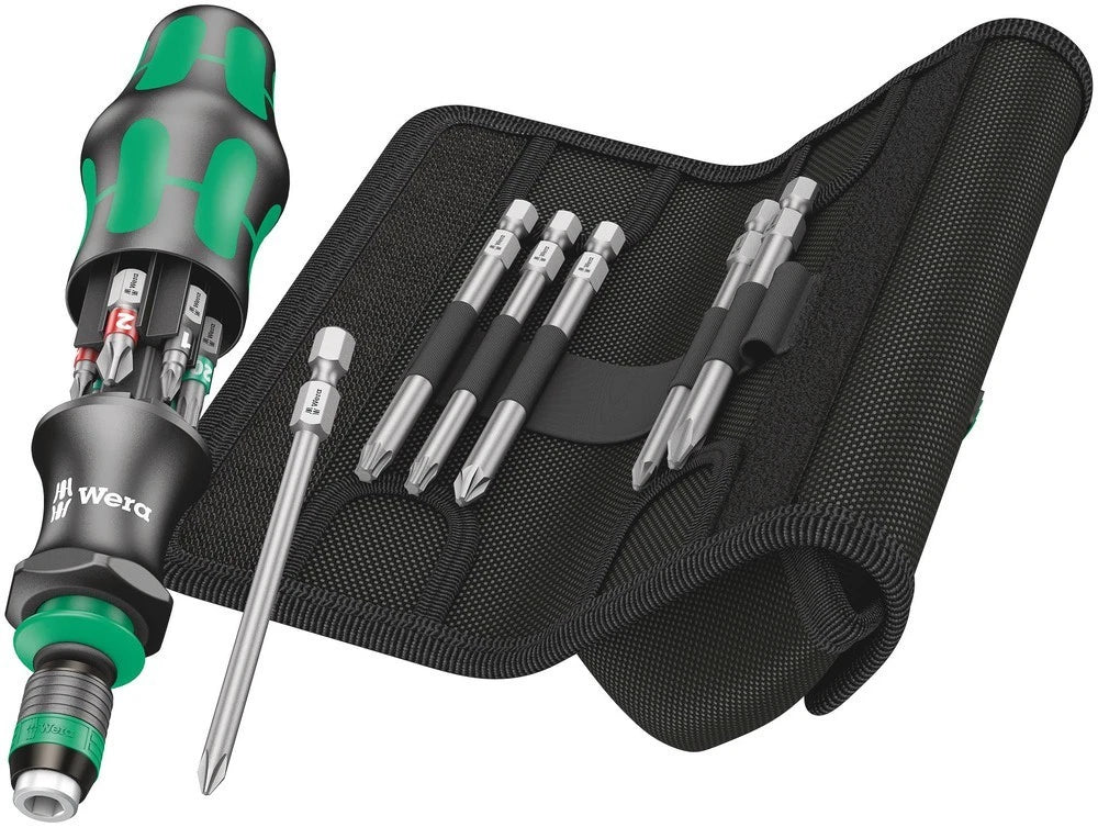 Wera KK20 Tool Finder 13 Pce Kraftform Screwdriver Bits & Pouch - 051017