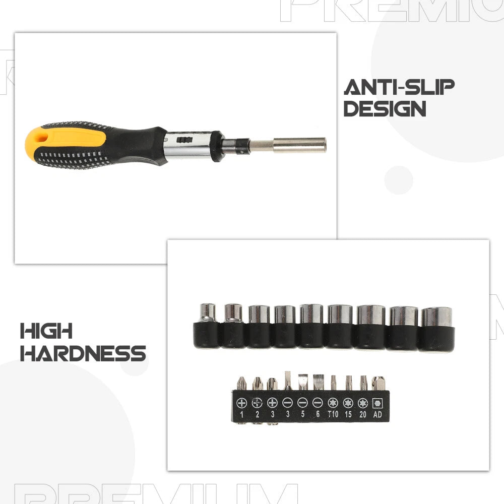 Repair Tool Group Socket Nut Driver Set Magnetic Ratchet Screwdriver