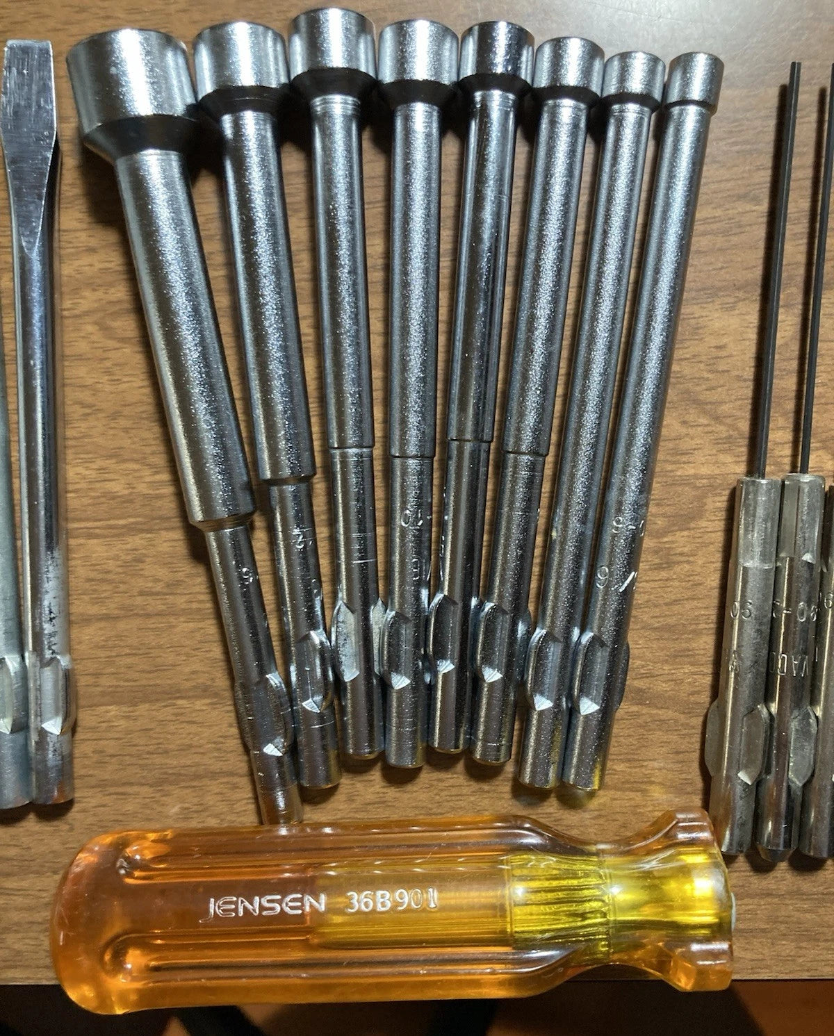 Vaco-Jensen Tools USA 25 Piece Screwdriver Nut drive Hex Allen Set FREE SHIPPING