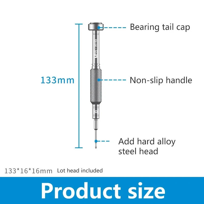 Precision Trigonal Screwdriver Set Tail Insert Cross Pentagon Mobile Phone