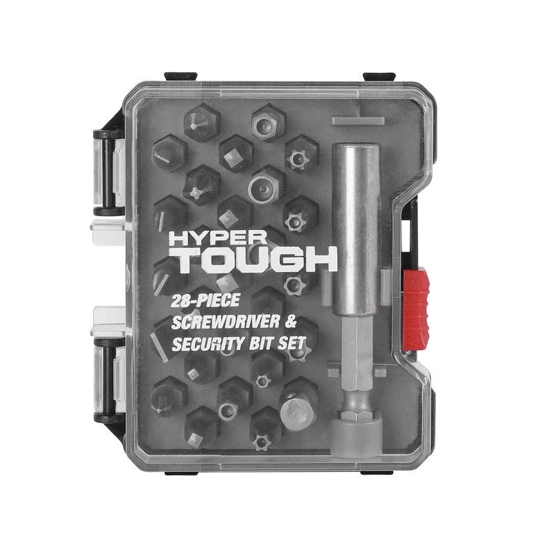 28-Piece Screwdriver Bit Set Security Bits Magnetic Holder Reusable Case New