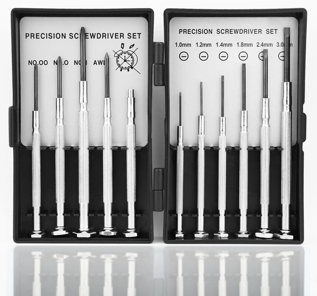 11PCS Small Precision Screwdriver Set, Premium Mini Screw Driver Set Kit, 6 Diff