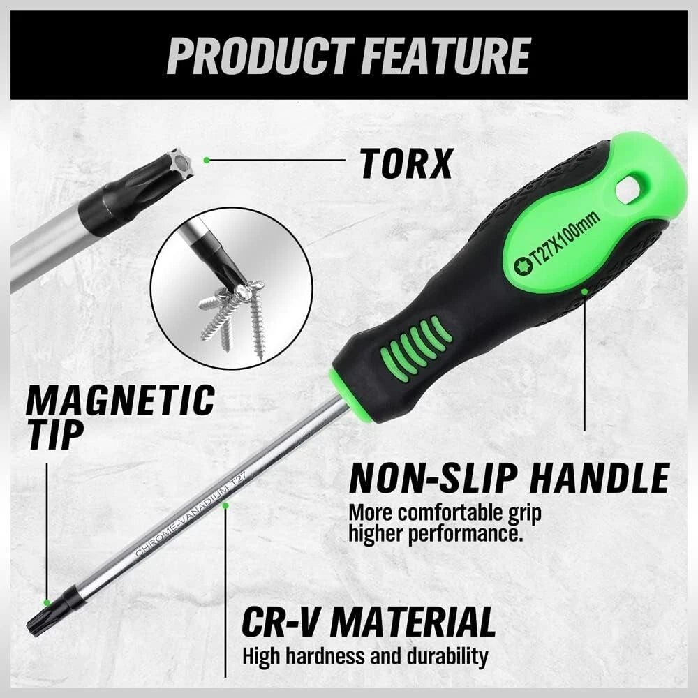 Juego De Destornilladores Torx Magnéticos De 13 Piezas, Estrella De Destornil US
