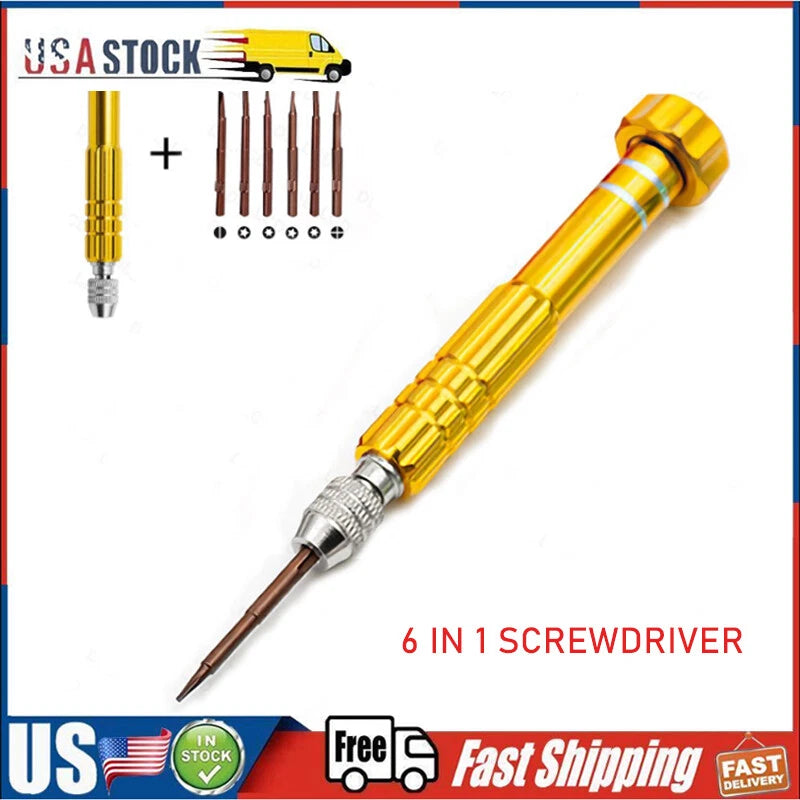 Small Screwdriver Watch Glasses Mini Set, Micro Precision Tiny Screwdriver Set S