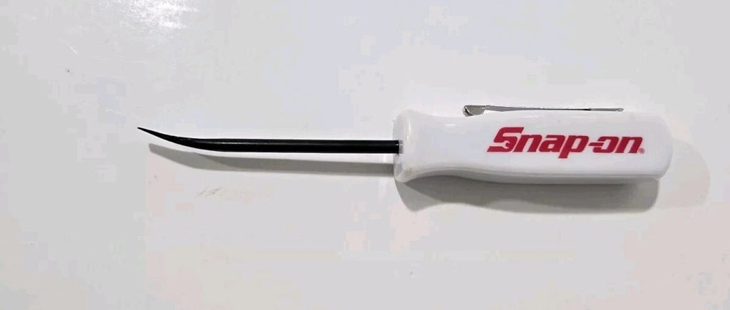 1X White Snap on tools Promo PRY BAR screwdrivers per order pocket Clip NEW+GIFT