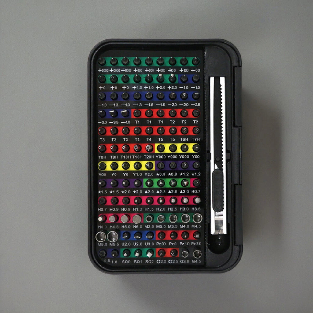 Precision Screwdriver Set with 108 Bits, 132 in 1 Small Screw Driver suits