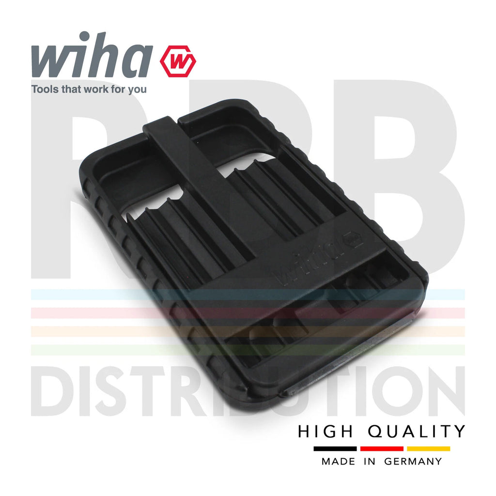 Wiha 43163 SlimBits Empty Screwdriver 6pcs Bit Holder Compact Sleek Box