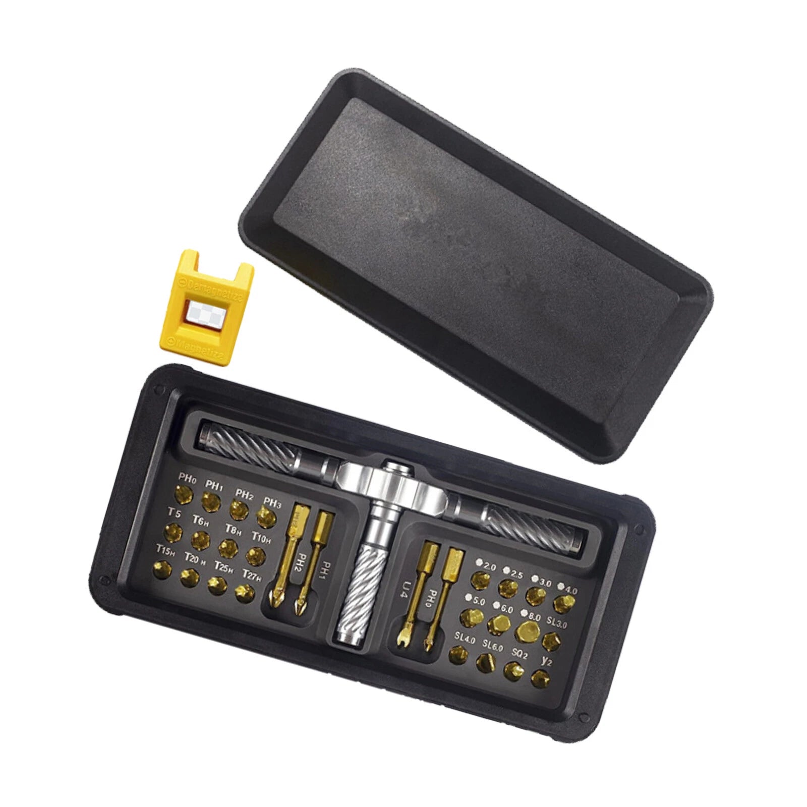 30 in 1 T-Type Multi-Purpose Ratchet  Screwdriver Bits Set DIY Toolbox