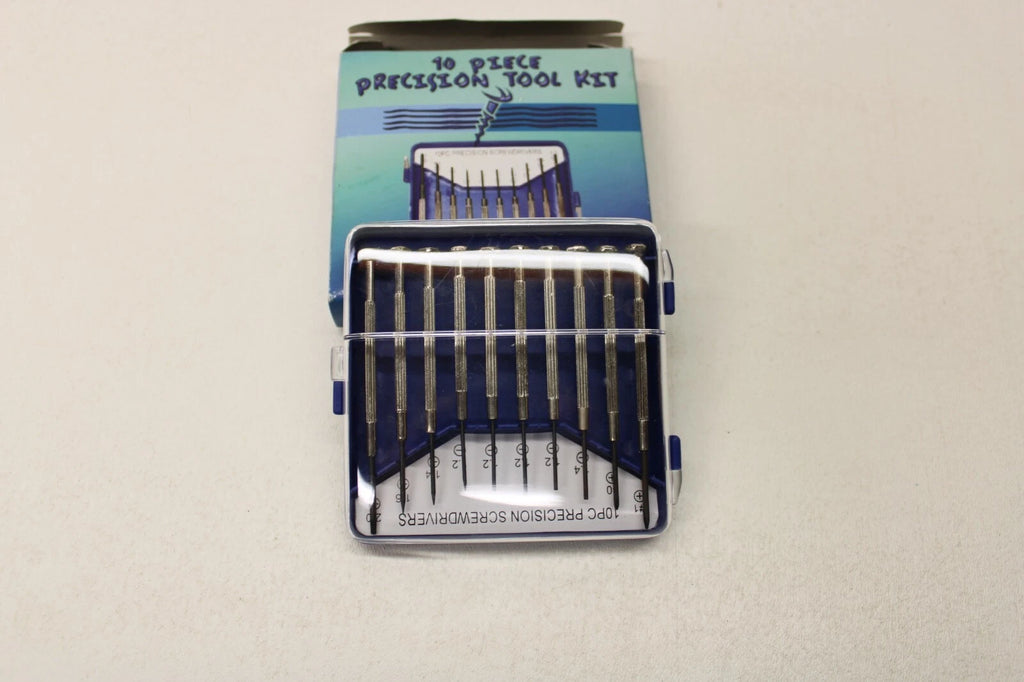 10 piece precision tool kit screwdrivers