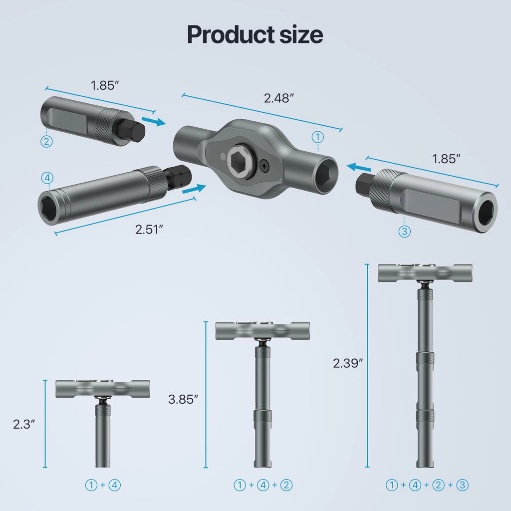 24 in 1 Magnetic Screwdriver Set, DIY Ratchet Mini Screwdriver Set, Removable...