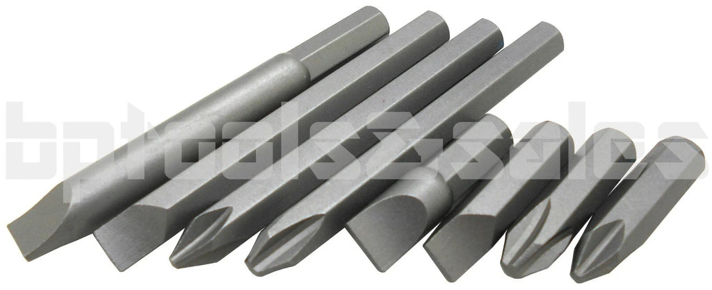 8pc Impact Driver Bit Set Screwdriver Kit Fits 3/8" & 1/2" Impact Drivers CR-V