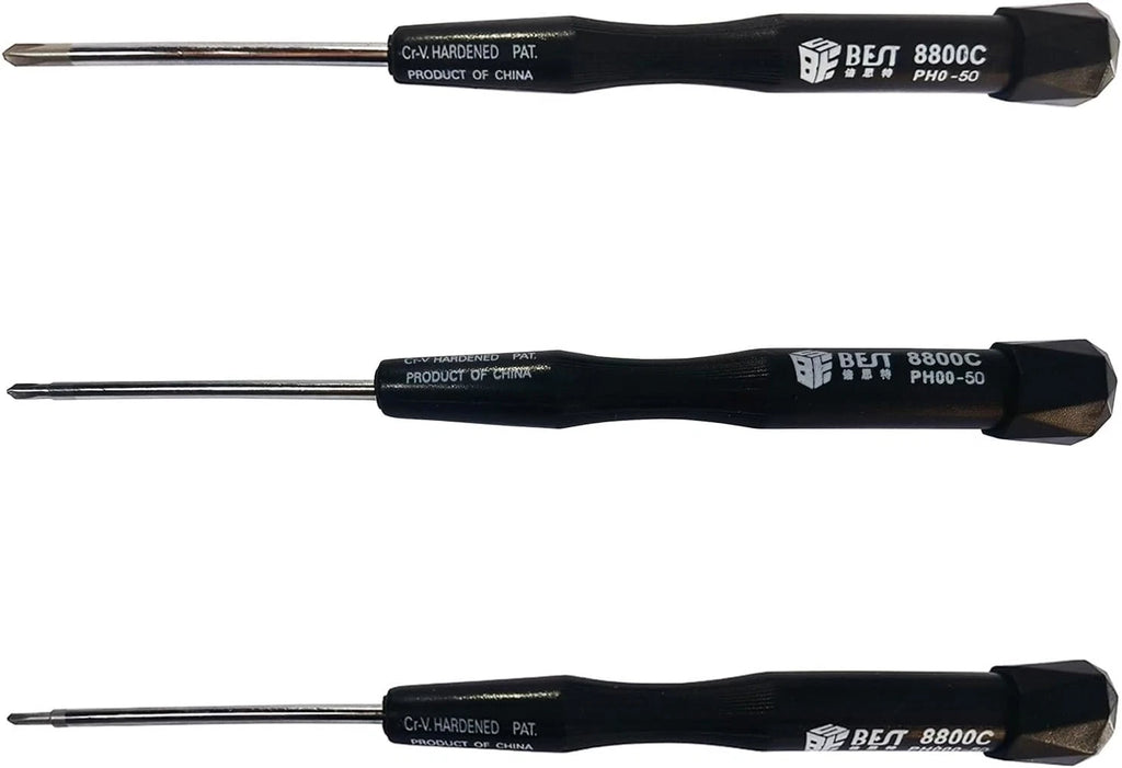 Set of 3 Phillips PH0 PH00 PH000 Precision Screwdrivers Model Making Precision M