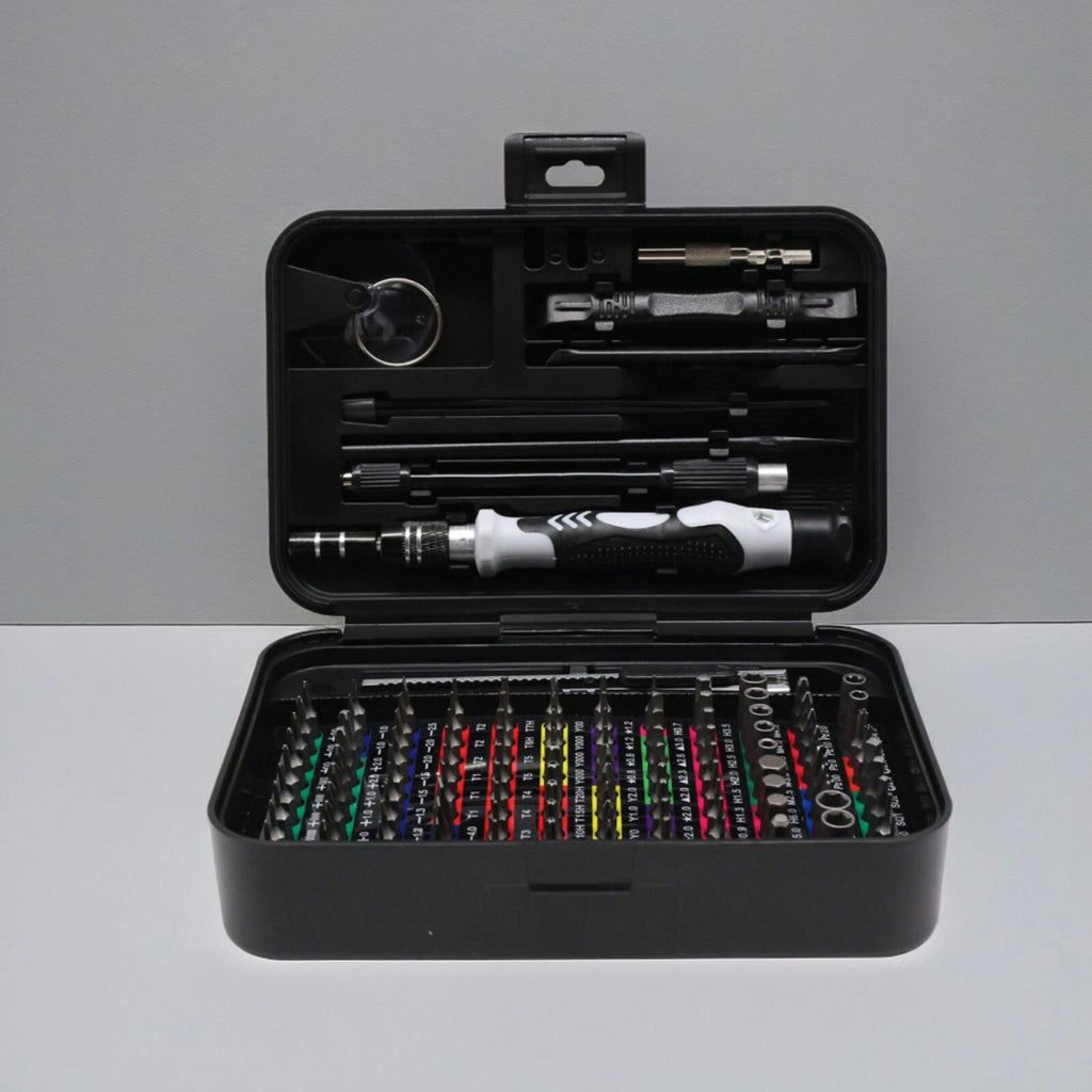 Precision Screwdriver Set with 108 Bits, 132 in 1 Small Screw Driver suits
