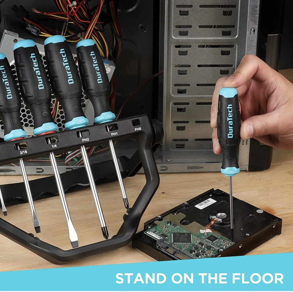 6 Pcs Magnetic Screwdriver Set, Magnet Tip 180 Rotating